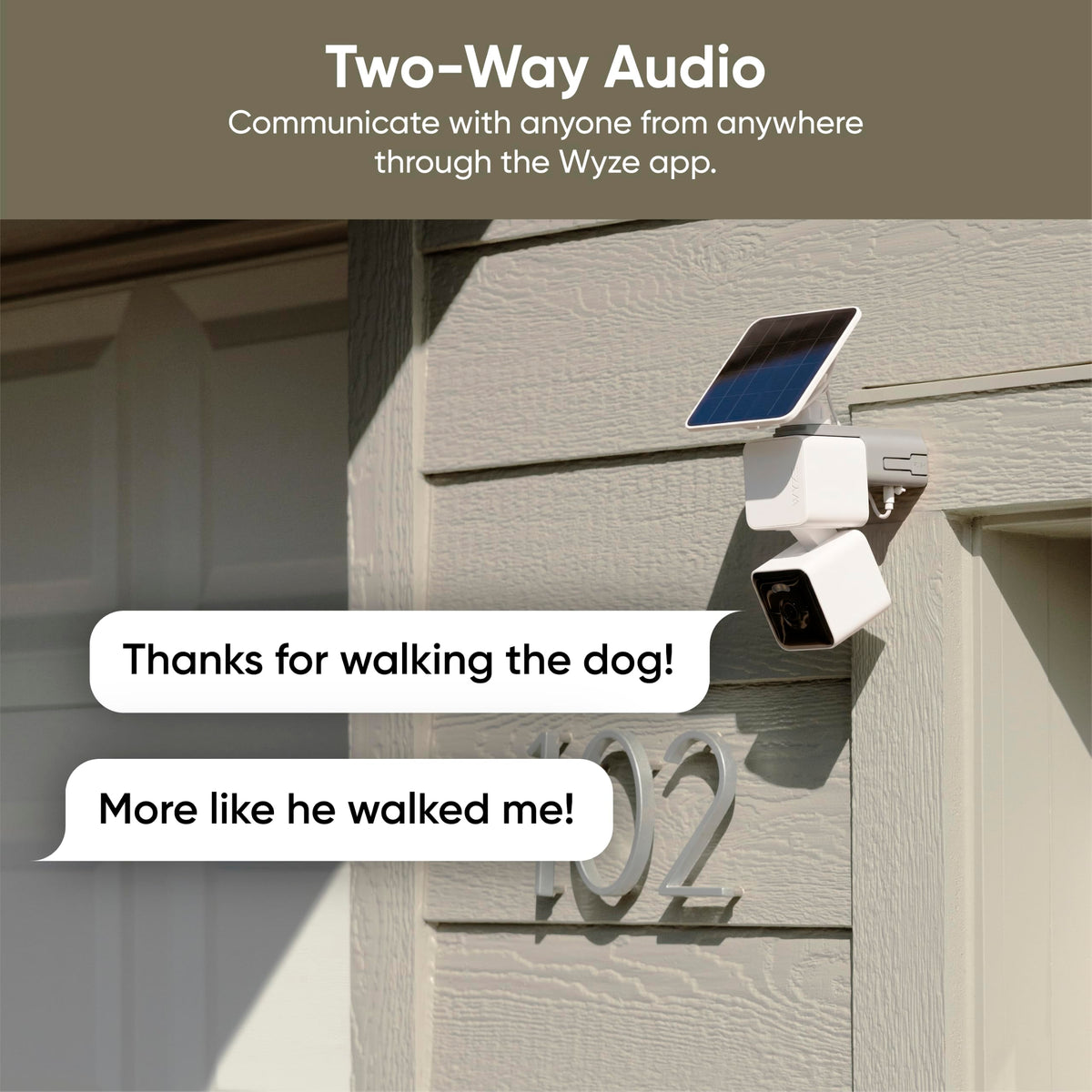 WYZE Solar Cam Pan, 2K Security Cameras Wireless Outdoor,（4-Pack）