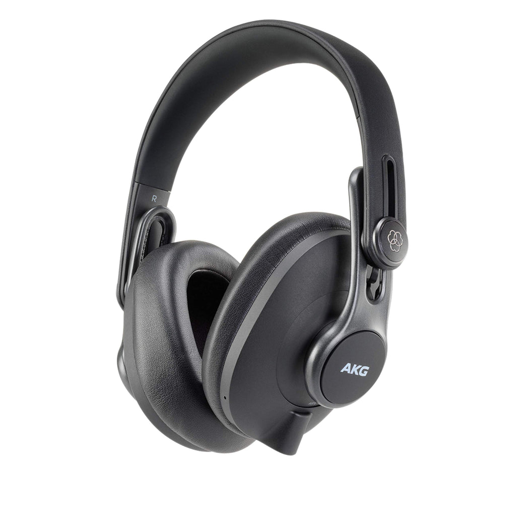 AKG Pro Audio K371 Wired Over-Ear, Closed-Back, Foldable Professional Recording Studio Headphones, Studio Monitor Mixing, Podcast, DJ Stereo Headsets, Black