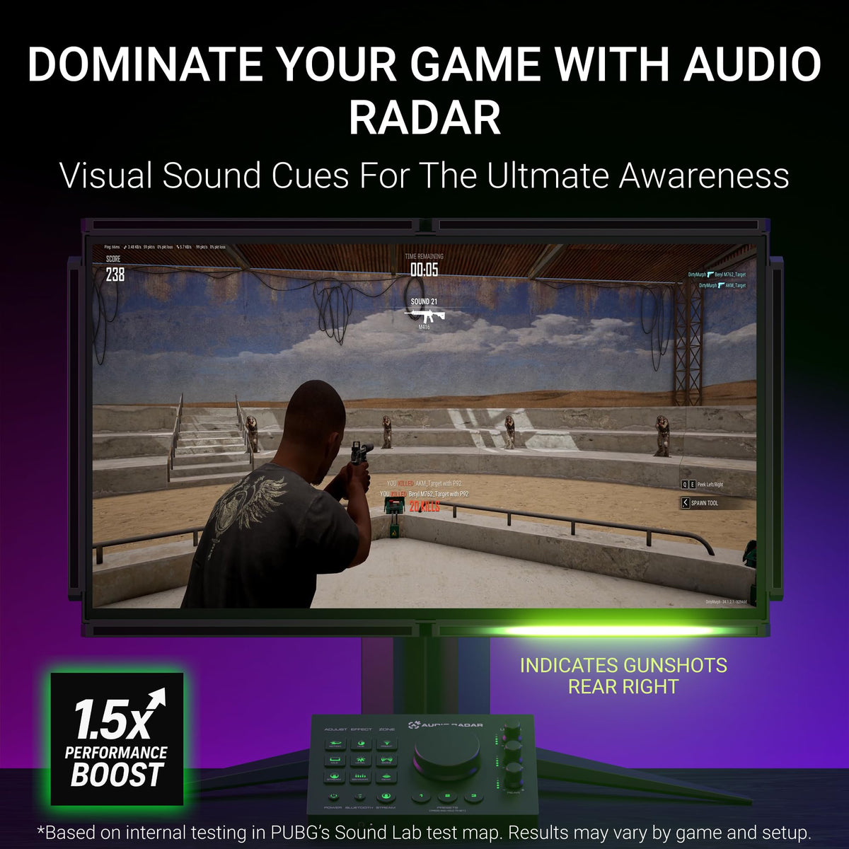 Audio Radar Gaming Light Bars for Deaf and Hard of Hearing Gamers