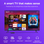 Roku 55-Inch Plus Series Smart TV - 4K QLED Mini-LED TV - RokuTV