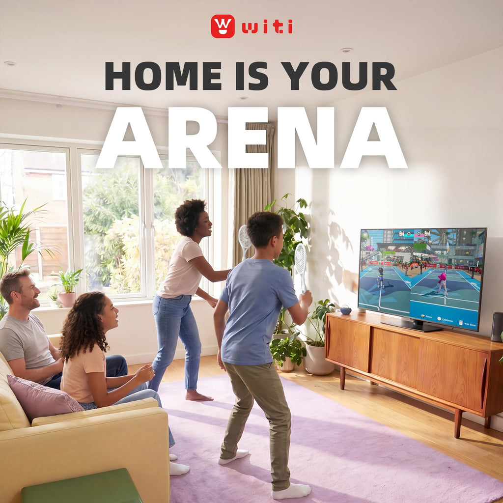 W WITI Motion Video Gaming Console, Active Play System for Kids & Family