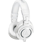 Audio-Technica ATH-M50X Professional Studio Monitor Headphones, Black, Professional Grade, Critically Acclaimed, with Detachable Cable