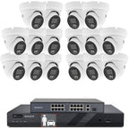 ONWOTE 16 Channel Security Camera System 4K 8MP NVR, 16x 5MP PoE IP Cameras