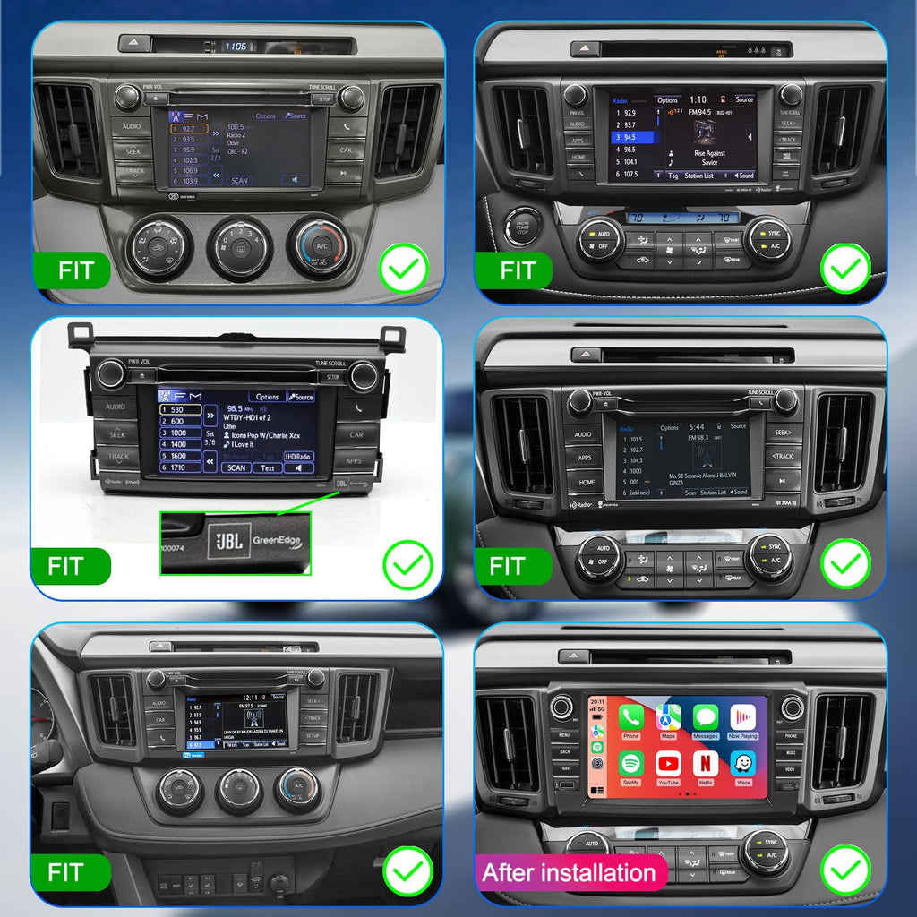 4+64G Android Car Radio for Toyota RAV4 2013 2014 2015 2016 2017 2018