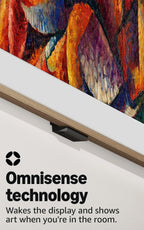 Amazon Ember Artline 55" with Fire TV (newest model), 4K Ultra HD QLED smart TV with free art and photos, anti-glare display, custom frames, Dolby Vision, find shows faster with Alexa+ - No Frame