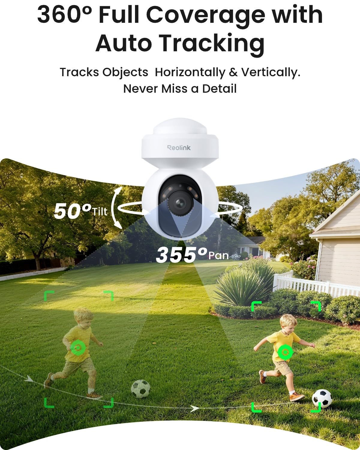 REOLINK 8CH 4K Security Camera System with PT Auto-Tracking RLK8-800PT4