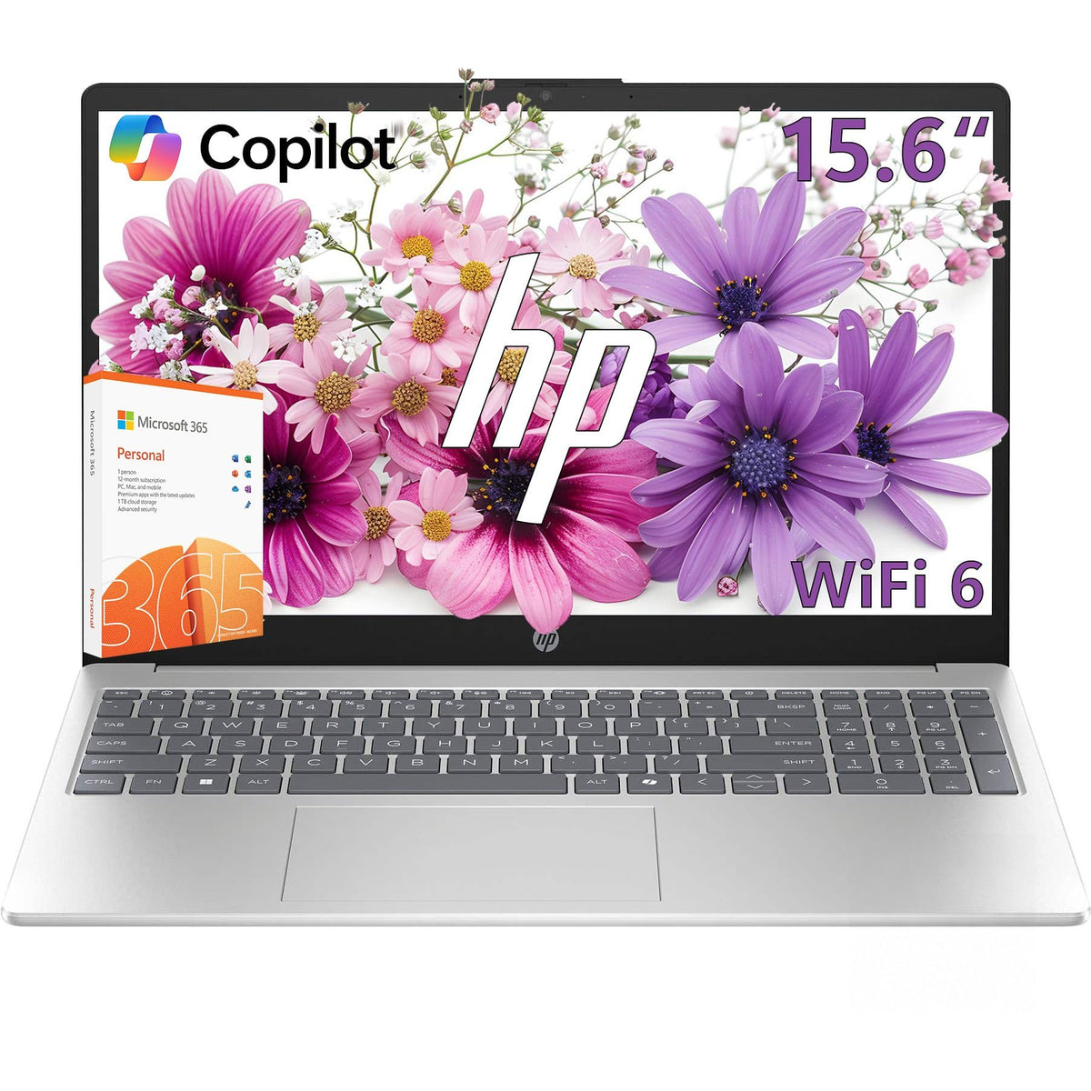 HP 2027 Everyday Laptop, Intel Processor, 1-Year Office 365 included