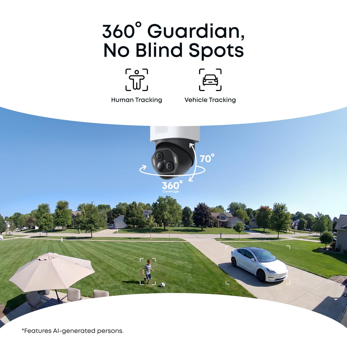 eufy Security SoloCam E50(S340 Next-Gen), Dual 4K Security Camera