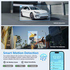 SV3C 4K 8MP PoE PTZ Security Camera Outdoor, 36X Zoom, 360° Auto Tracking
