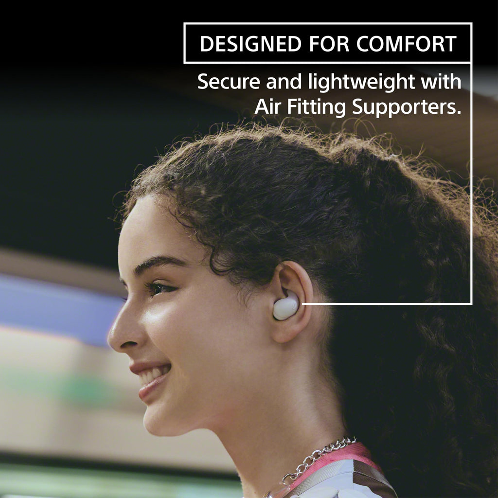 Sony LinkBuds Fit Truly Wireless Noise Cancelling Earbud Headphones, Black