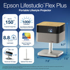 Epson Lifestudio Flex Plus 4K PRO-UHD Portable Lifestyle Projector