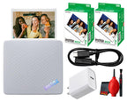 Fujifilm Instax Link Wide 2 Smartphone Printer Blue Bundle