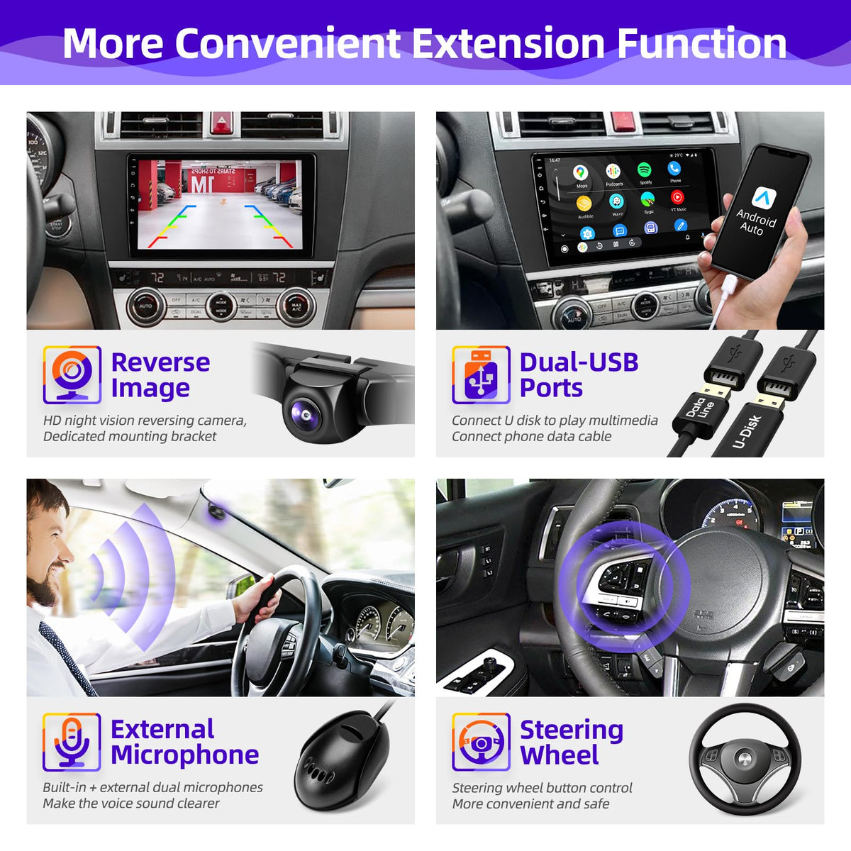 for Subaru Outback Legacy 2015 16 17 18 19 Radio Stereo Carplay Auto