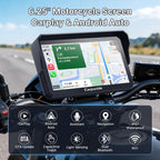 Carpuride W602 6.25" Motorcycle CarPlay Android Auto Screen GPS Navigation