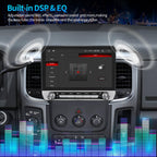 Car Radio for Dodge Ram 1500 2500 3500 2013-2018 Only for Manual AC 10inch