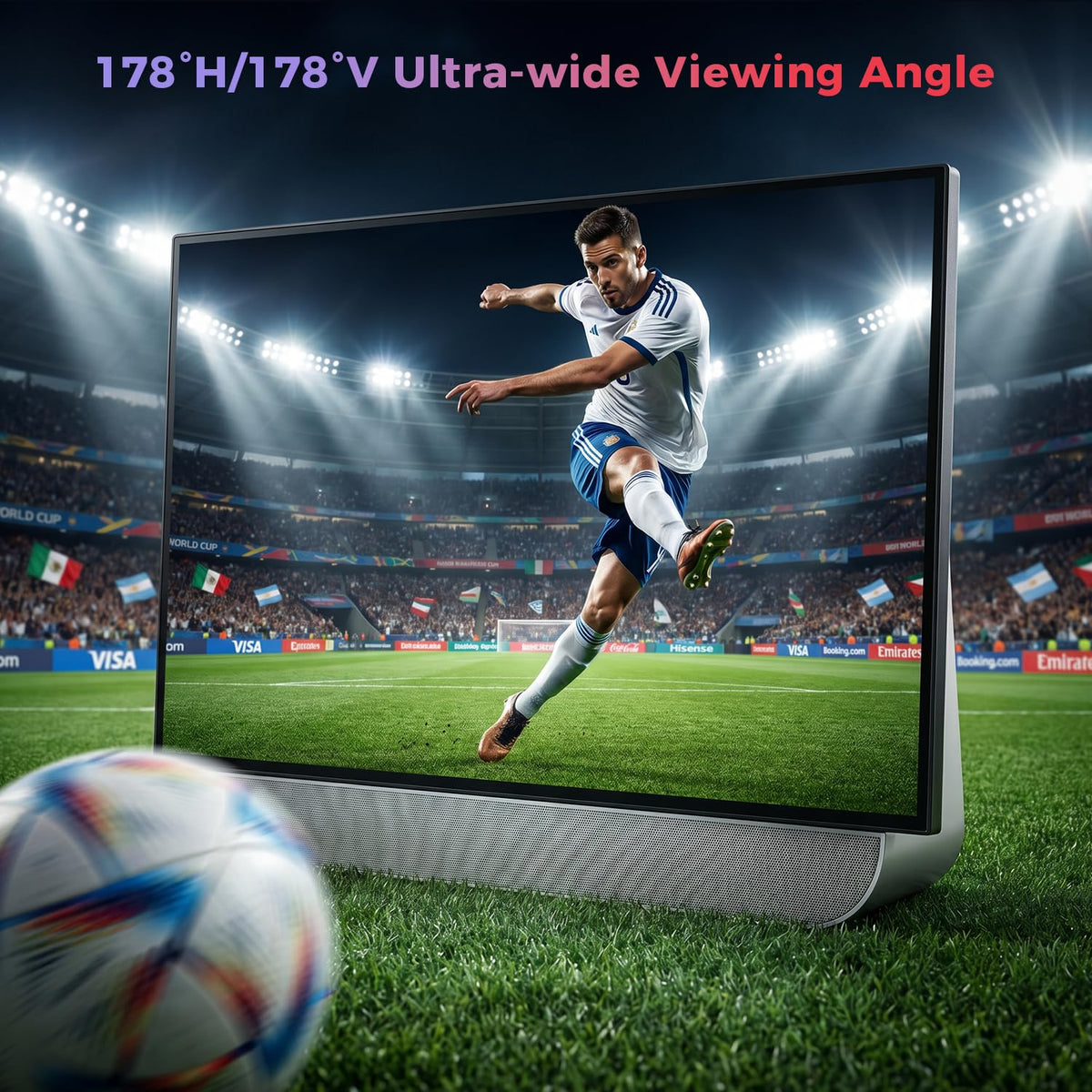 Portable Smart TV, 27 Inch 2K Smart TV,Outdoor TV,RV Trips TV