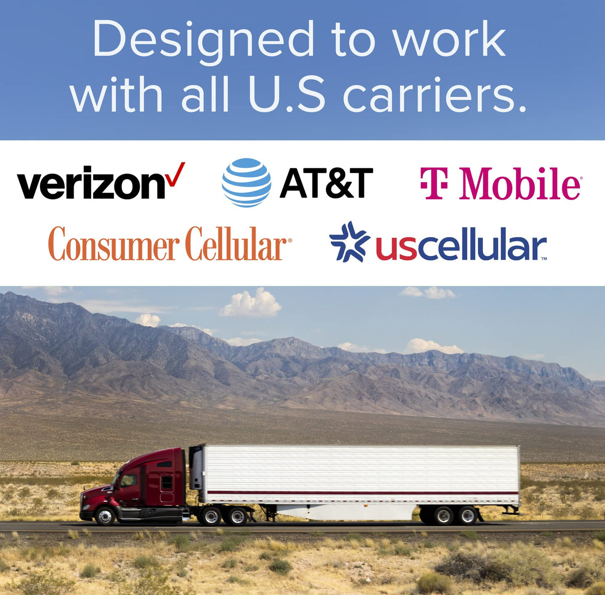Rover Duo OTR 2-in-1 Car-to-Truck Vehicle Cell Phone Signal Booster | 5G Ready | All U.S. Carriers | FCC Approved | Assembled in USA