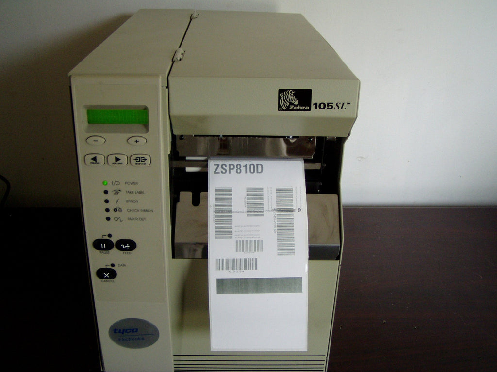 Zebra 105SL 10588-3004-0002 Thermal label Printer W/ Parallel, Serial l & Print