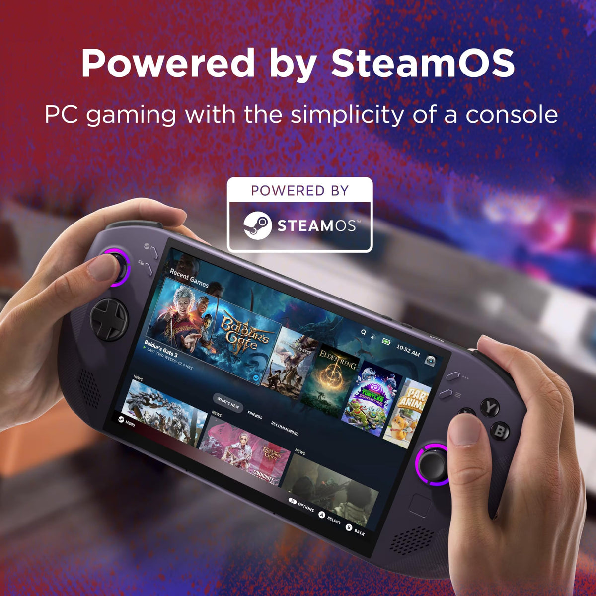 Lenovo Legion Go S 2TB SSD AMD Ryzen Z2 Go CPU Gaming Handheld 8-inch Touchscreen 120Hz, Mytrix Hub, HDMI Cable, 3 Accessories: 4 in 1 Bundle