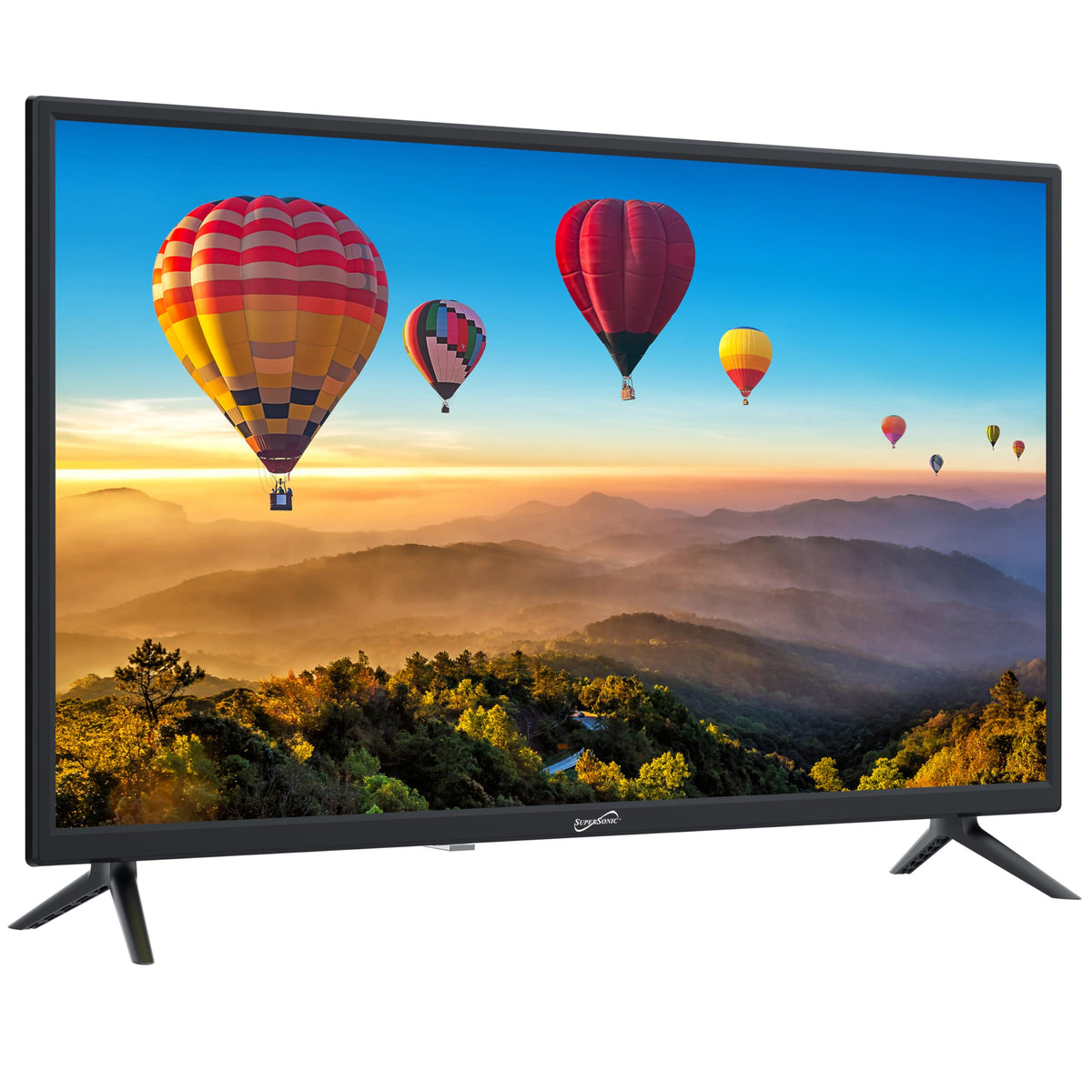 Supersonic SC-3210 31.5-Inch DLED HDTV with ATSC & NTSC, HDMI Input, USB Compatibility, 1080p Resolution, Dynamic Contrast, Wide Viewing Angle, Digital Noise Reduction, Audio Options, Multi-Language