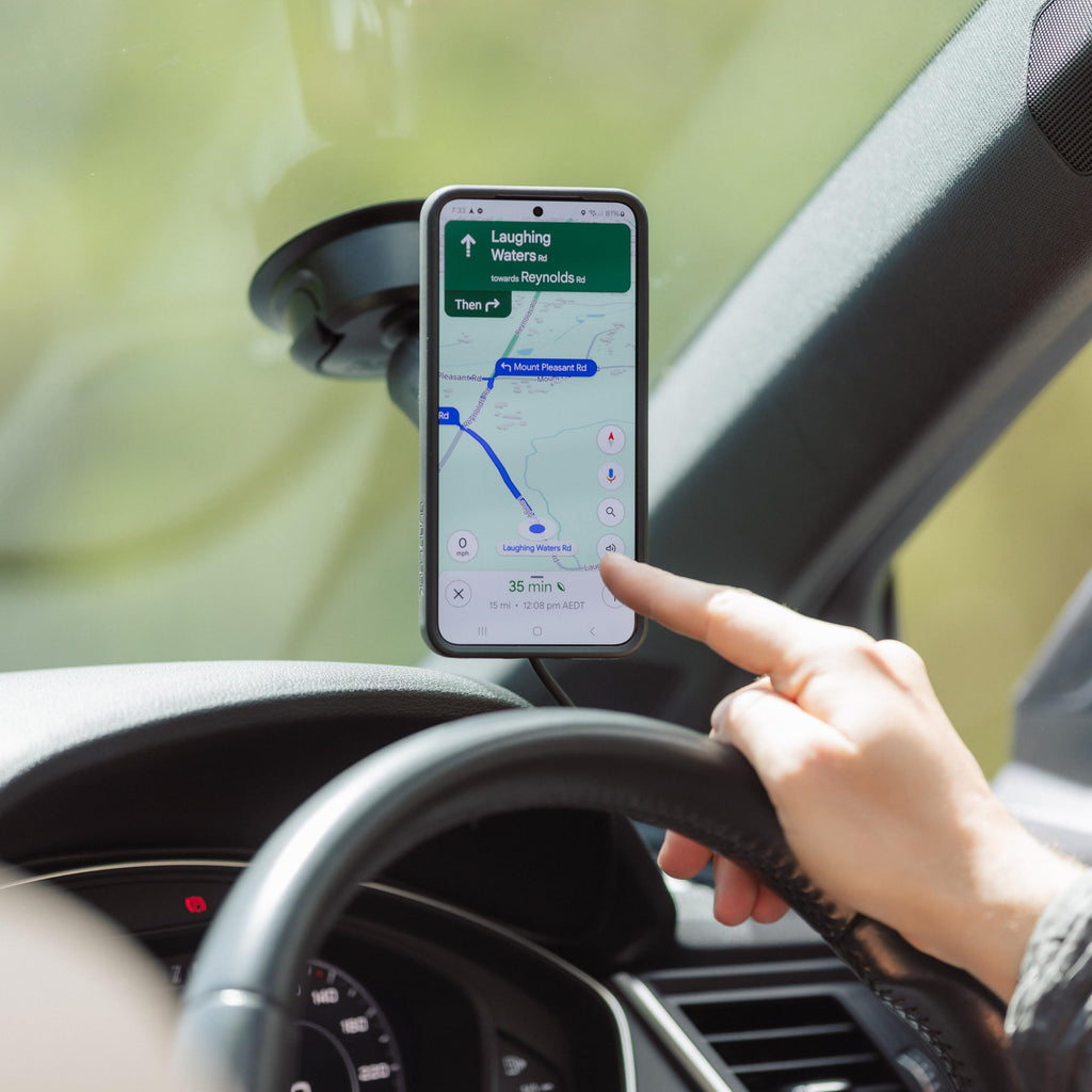 Quad Lock Heavy Duty Suction Car Phone Mount with MAG Phone Case and MAG Wireless Charging Head for Pixel 11 Pro XL