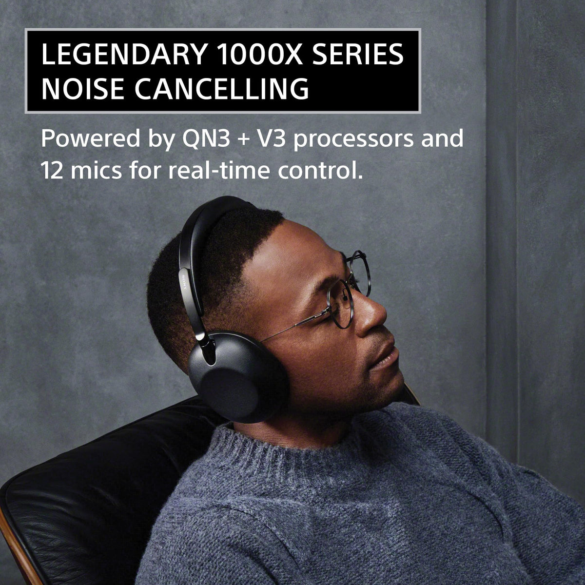 Sony 1000X THE COLLEXION Wireless Noise Cancelling Headphones, Black