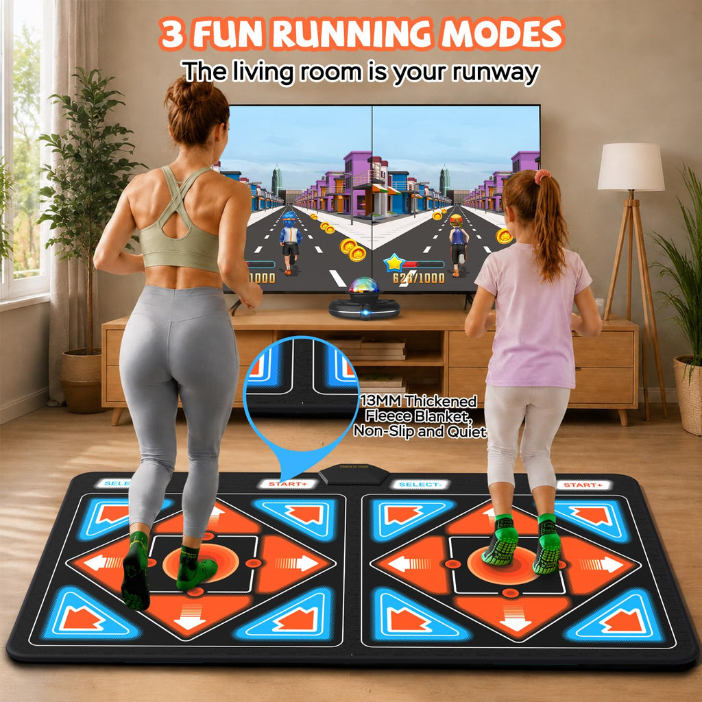 Dance Mat for Kids & Adults: Plug and Play Wireless Musical Dancing Pad