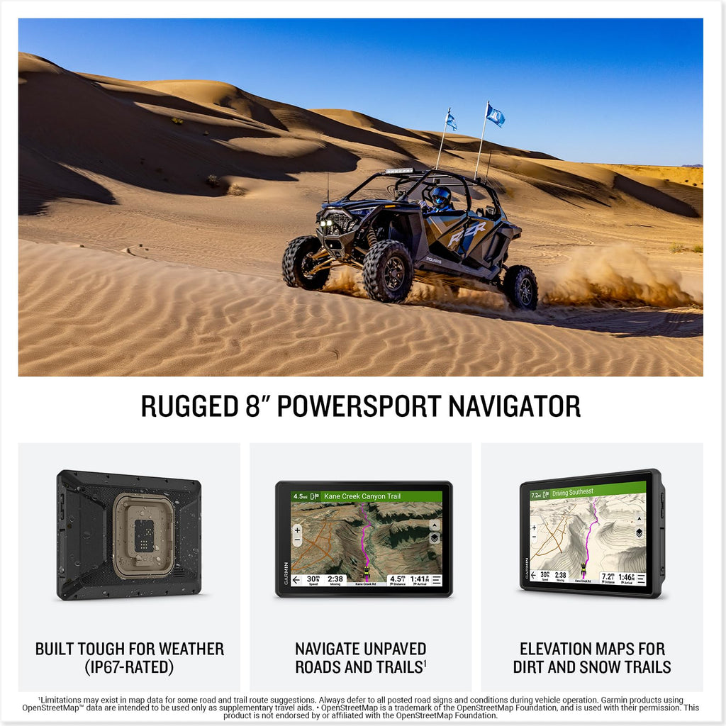 Garmin Tread® 2 - SxS Edition, Rugged 8" All-Terrain Navigator