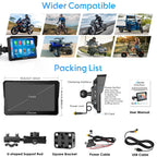 Carpuride W702PRO 7" for Motorcycle CarPlay & Android Auto Dual Bluetooth