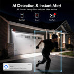Tical Solar Security Cameras Wireless Outdoor 4 Pack, 24/7 Recording, 4MP