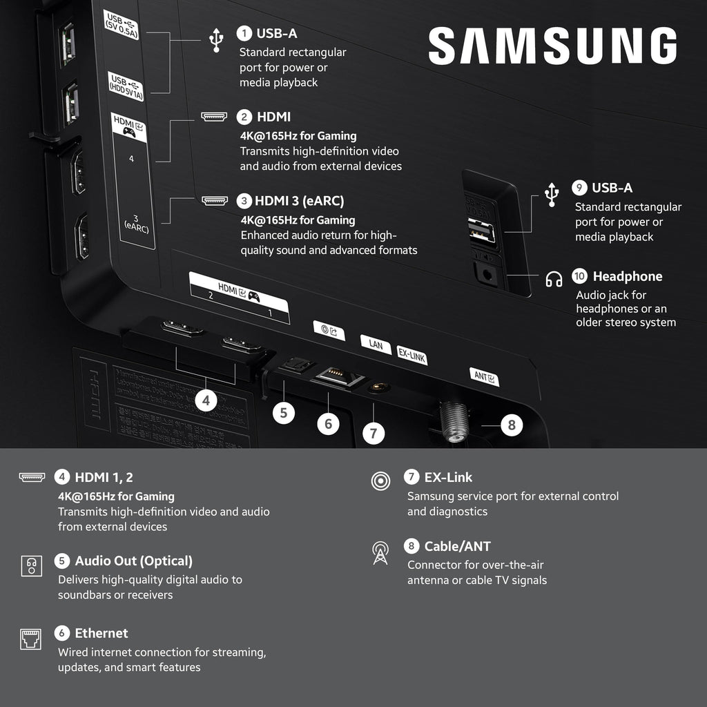 Samsung 65-Inch Class S90H Series, OLED, 4K, Smart TV, 2026 Model