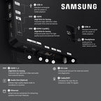 Samsung 65-Inch Class S90H Series, OLED, 4K, Smart TV, 2026 Model