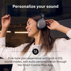 Sennheiser Consumer Audio Momentum 4 Wireless Headphones - Bluetooth Headset for Crystal-Clear Calls with Adaptive Noise Cancellation, 60h Battery Life, Lightweight Folding Design - Black/Copper