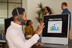 Cisco Headset 722, Wireless Dual On-Ear Bluetooth Headphones, Webex Button, USB-A HD Bluetooth Adapter, Soft Case, Charging Stand, Carbon Black, 2-Year Limited Liability Warranty (HS-WL-722-BUNAS-C)