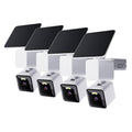 WYZE Solar Cam Pan, 2K Security Cameras Wireless Outdoor,（4-Pack）