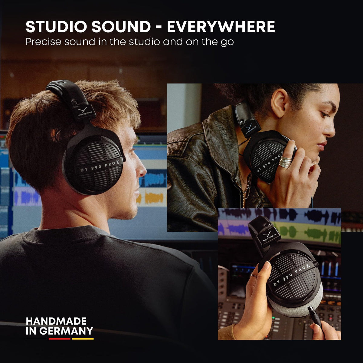 beyerdynamic DT 990 Pro X (48 Ohm), Open-Back Studio Headphones, Black
