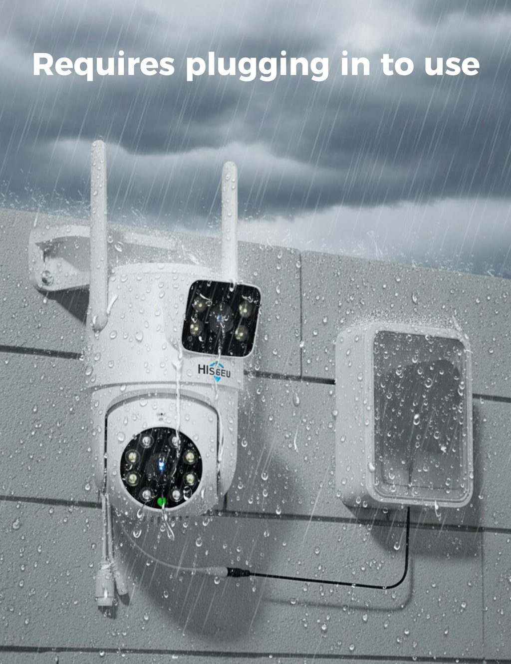 Hiseeu Wireless Security Cameras Outdoor, Outdoor Cameras for Home Security