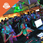 50 Pack Silent Disco LED Headphone Package (50 RF Headphones, 3 Transmitters)