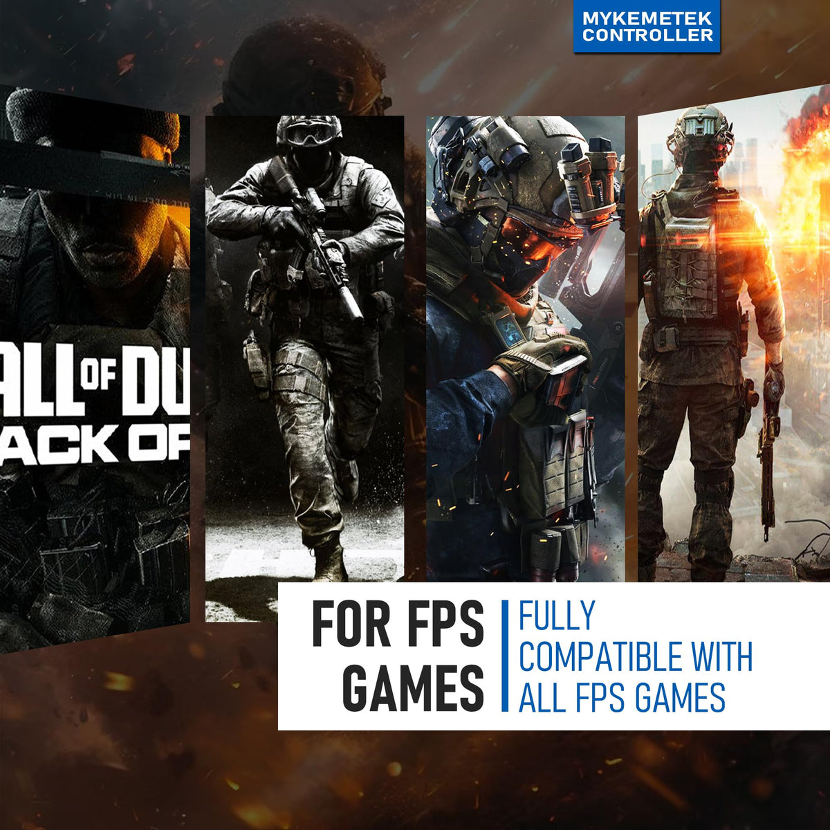 MYKEMETEK G11 Professional FPS Controller for PS5