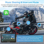 Carpuride W702PRO 7" for Motorcycle CarPlay & Android Auto Dual Bluetooth