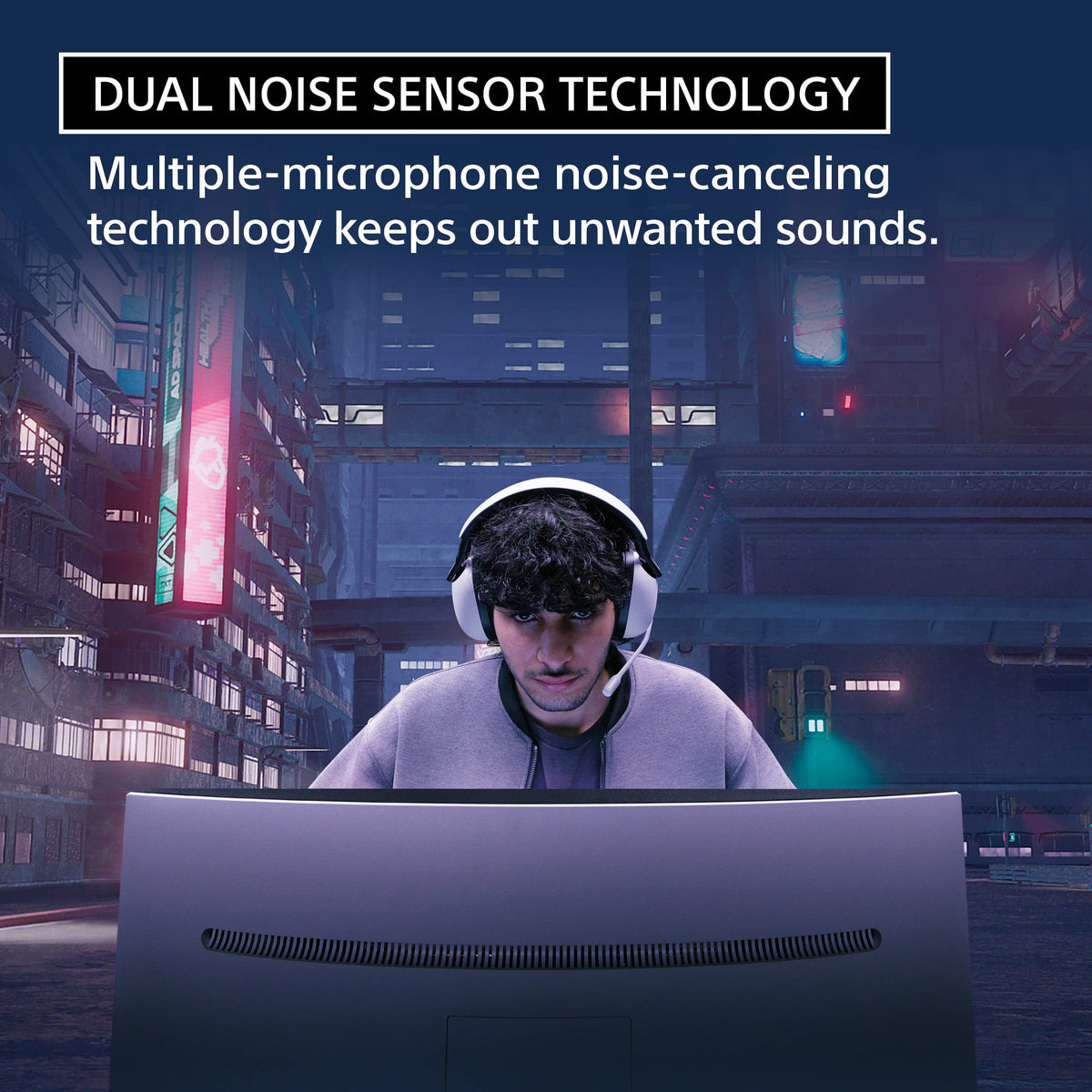 Sony INZONE H9 Wireless Over-Ear Noise Cancelling Gaming Headset, Black