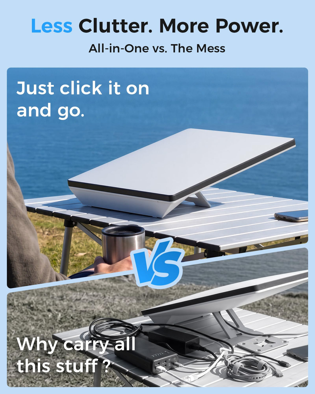 Starlink Mini Battery 129Wh 35000mAh, 2-in-1 Portable Charger with Stand for Camping & Remote Work, Air Travel Safe 6H Runtime, Pass-Through Charging, Waterproof & Dustproof
