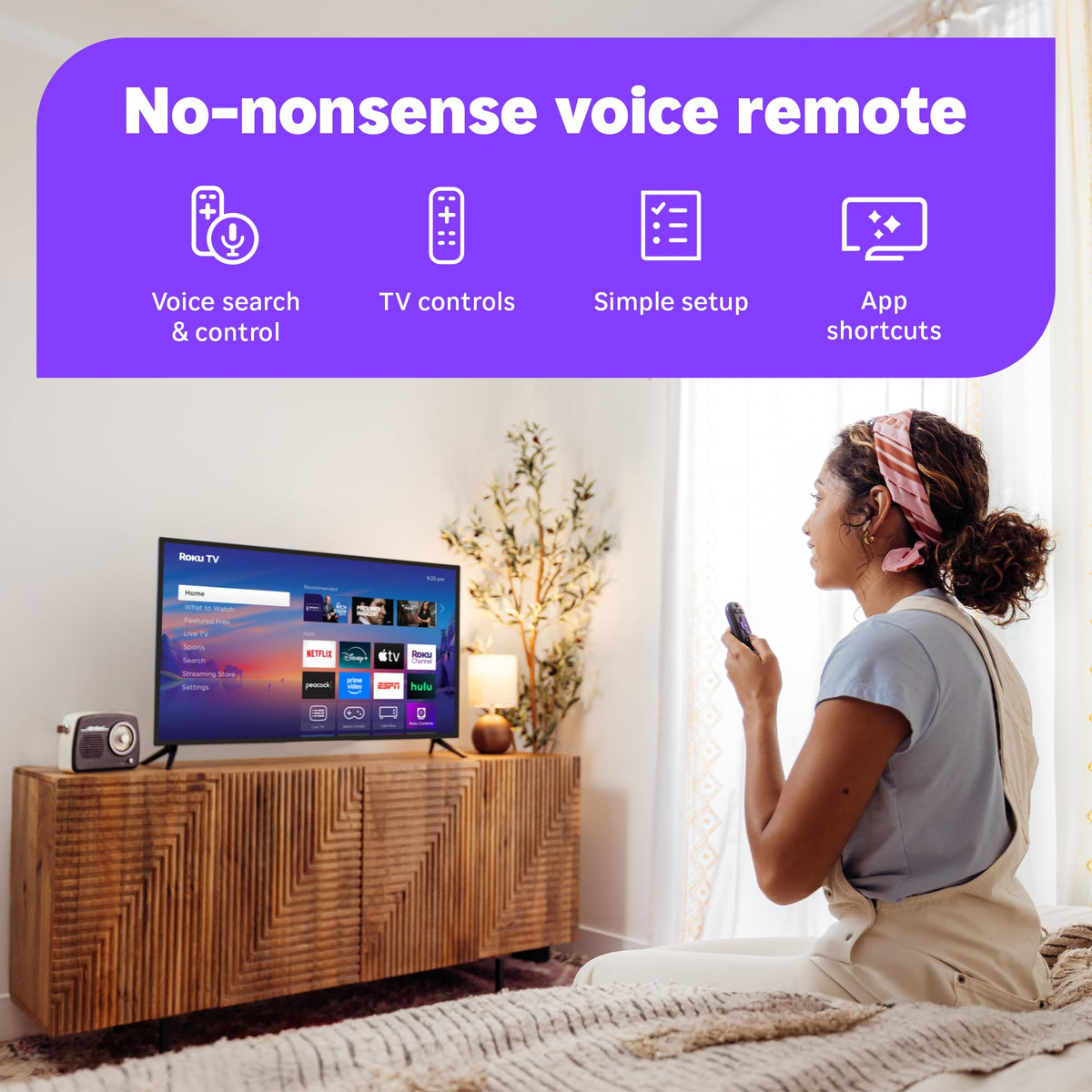 Roku Smart TV – 32-Inch Select Series, 720p HD TV – RokuTV with Voice Remote – Flat Screen LED Television with Wi-Fi for Streaming Live Local News, Sports, Family Entertainment - Amazon Exclusive