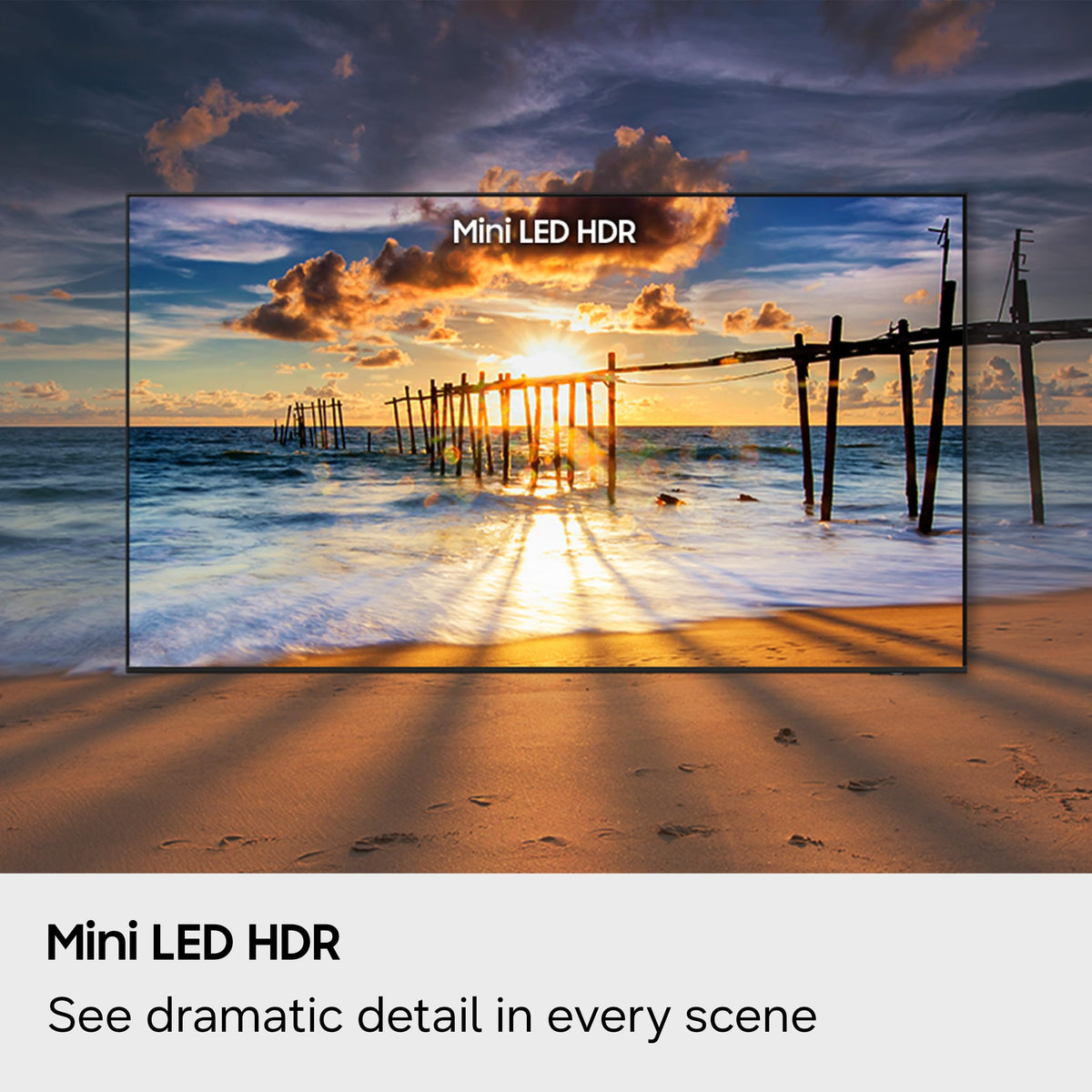 Samsung 50-Inch Class M70H Series, Mini LED, 4K, Smart TV, 2026 Model