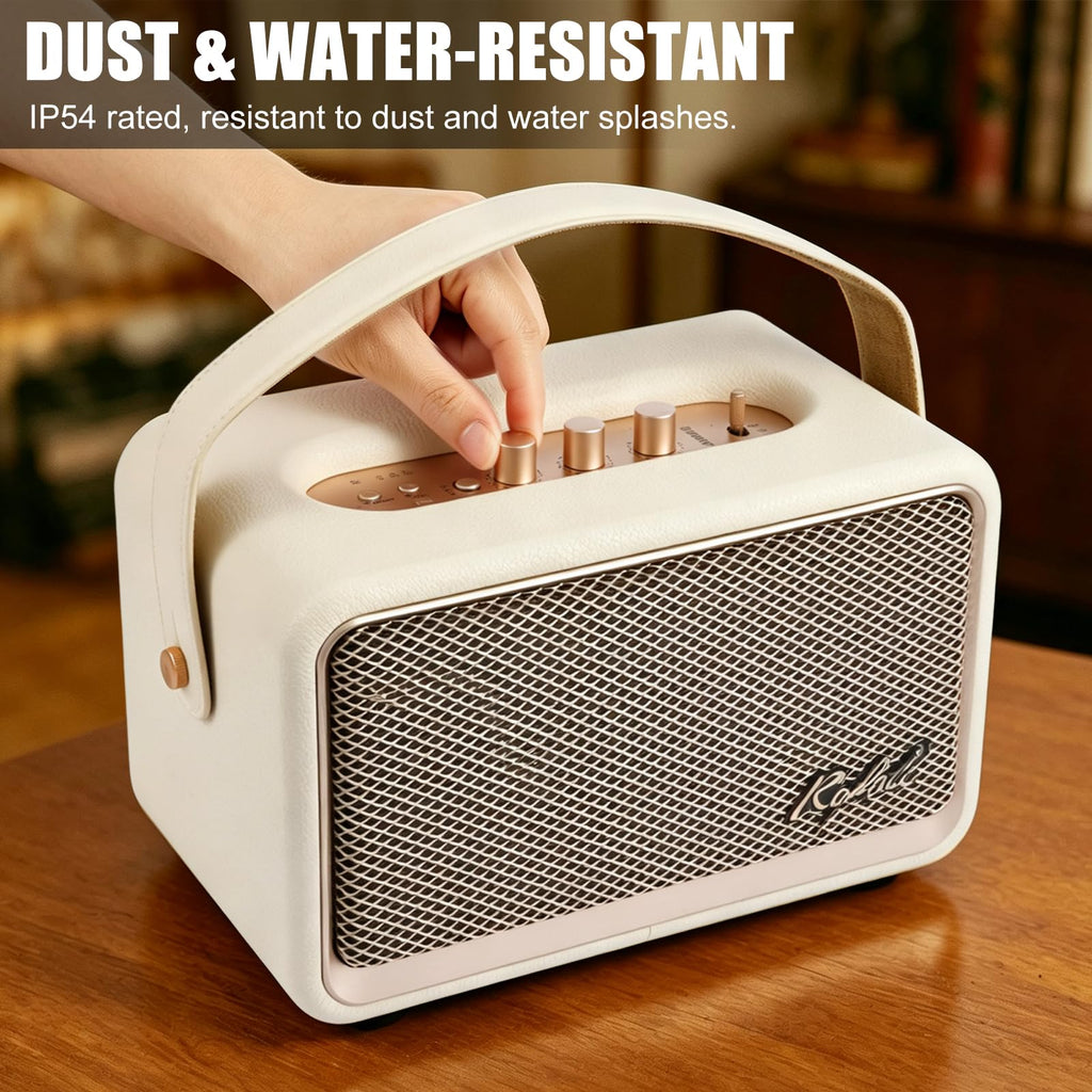 Home Bluetooth Speaker, Loud Stereo Sound with Bass and Treble Controls