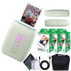 FUJIFILM INSTAX MINI LINK 3 Smartphone Printer (Clay White) 40-Photo Bundle