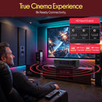 Pyle 9.1 Channel AV Receiver | 3000 Watts Peak Power, Audio Amplifier with Subwoofer Output, HD 2.1, Bluetooth Streaming | Surround Sound System for TV with Center 2, Extra Surrounds