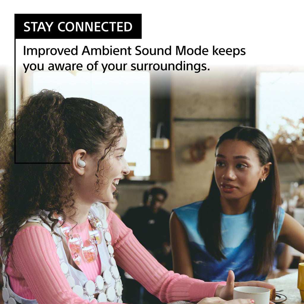 Sony LinkBuds Fit Truly Wireless Noise Cancelling Earbud Headphones, Black