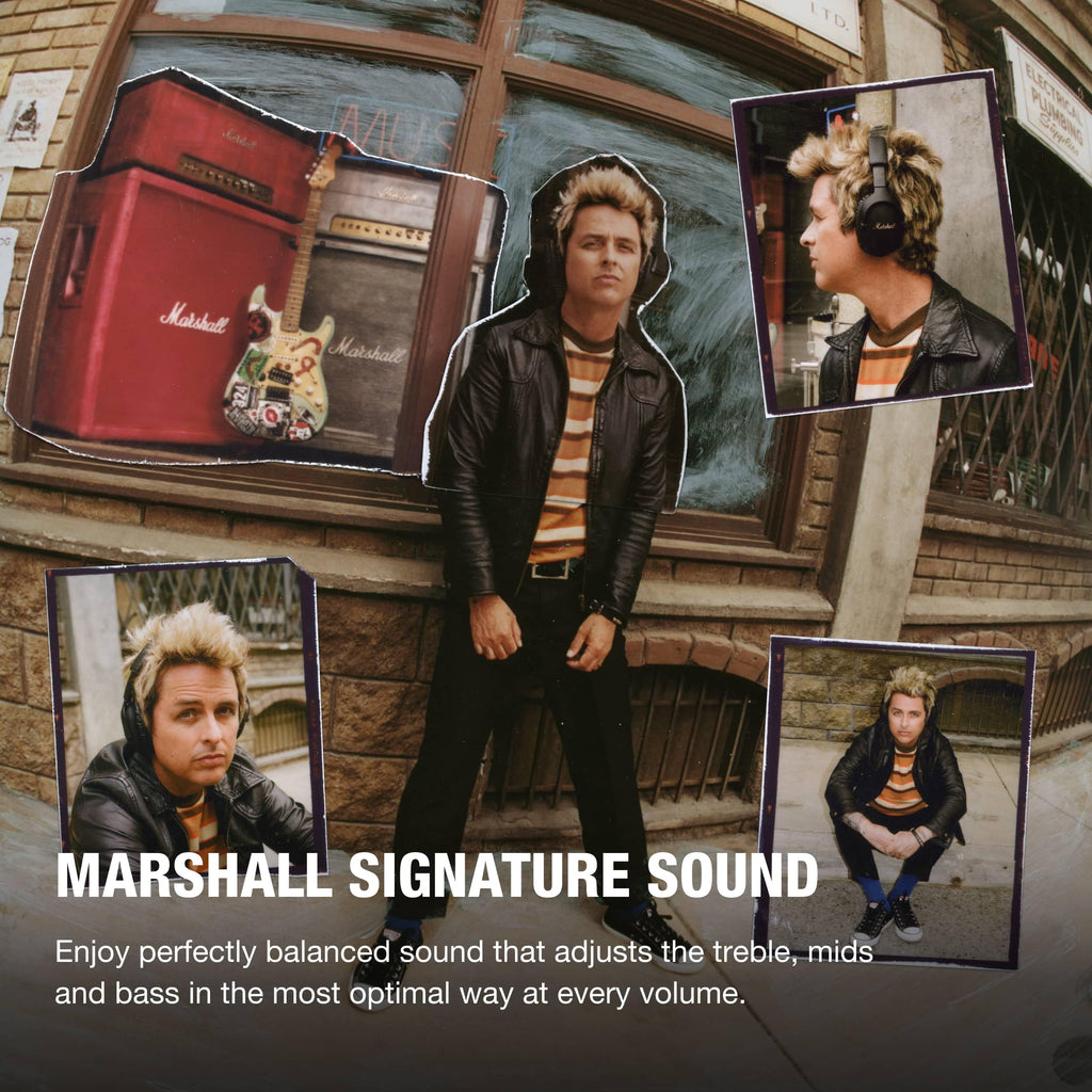 Marshall Monitor III ANC Wireless Over-Ear Headphones - Black