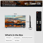 FPD 40 Inch Smart TV 1080p Full HD Powered by Tizen OS Dolby Audio